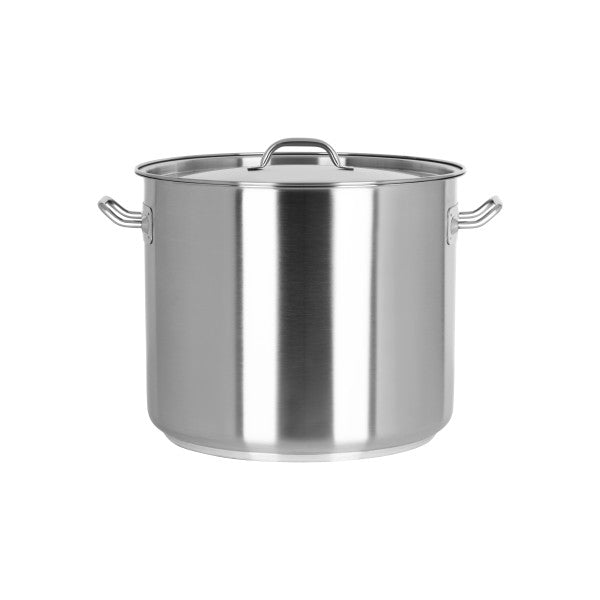 Chef Inox Elite Stockpot with Lid 320x270mm / 21.50Lt - Cafe Supply