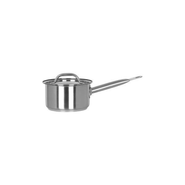 Chef Inox Elite Saucepan with Lid 140x80mm / 1.2Lt - Cafe Supply
