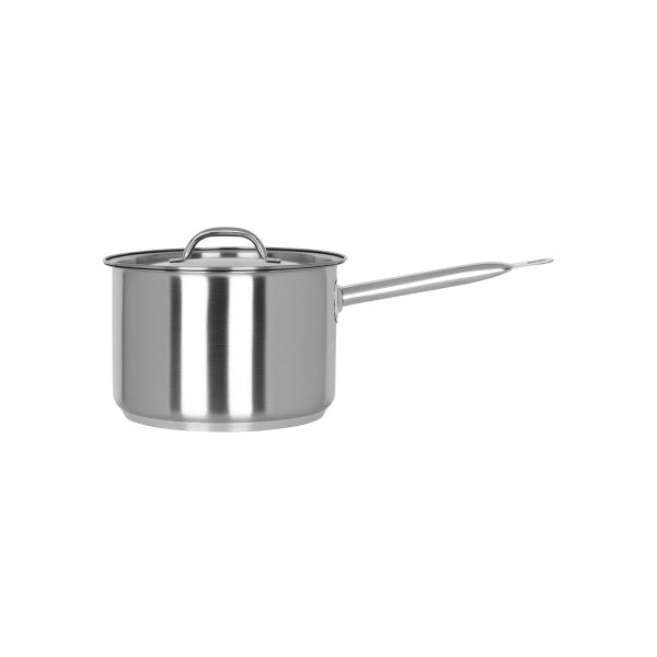 Chef Inox Elite Saucepan with Lid 200x130mm / 4.0Lt - Cafe Supply
