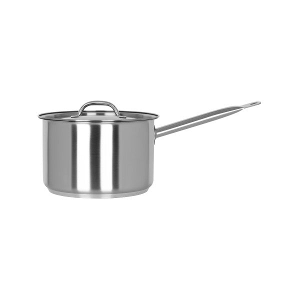 Chef Inox Elite Saucepan with Lid 220x140mm / 5.25Lt - Cafe Supply