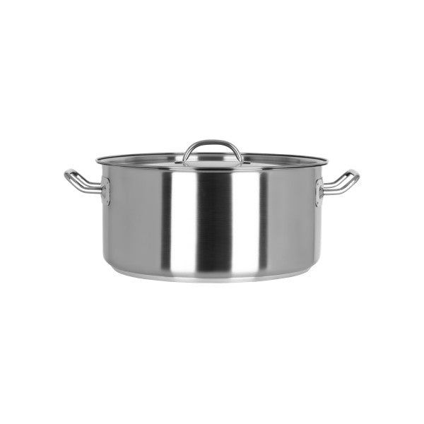 Chef Inox Elite Casserole with Lid 360x170mm / 17.2Lt - Cafe Supply