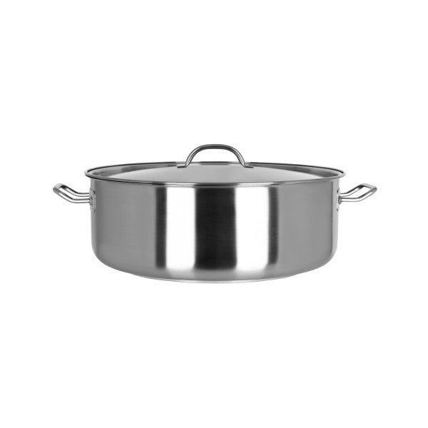 Chef Inox Elite Casserole with Lid 400x145mm / 18Lt - Cafe Supply
