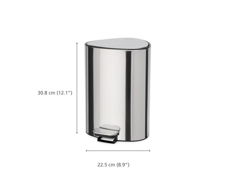 Joseph Joseph Luxe 5L Pedal Bin Stainless Steel - Cafe Supply