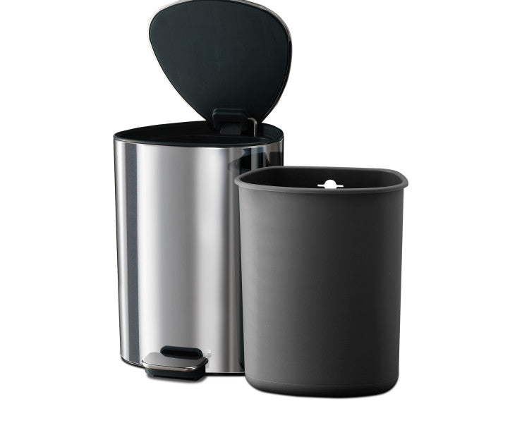 Joseph Joseph Luxe 5L Pedal Bin Stainless Steel - Cafe Supply