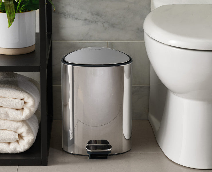 Joseph Joseph Luxe 5L Pedal Bin Stainless Steel - Cafe Supply
