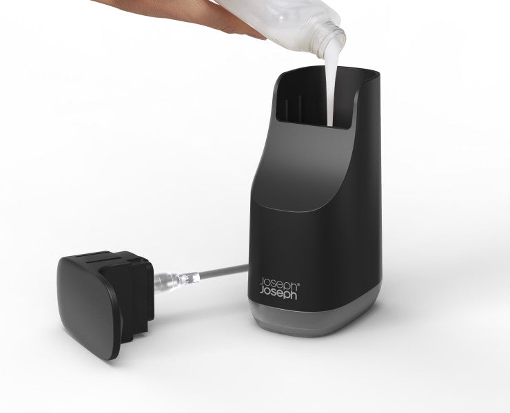 Joseph Joseph Slim Soap Pump - Black - Cafe Supply
