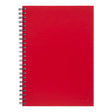 Icon Spiral Notebook A4 Hard Cover Red 200 pg - Cafe Supply