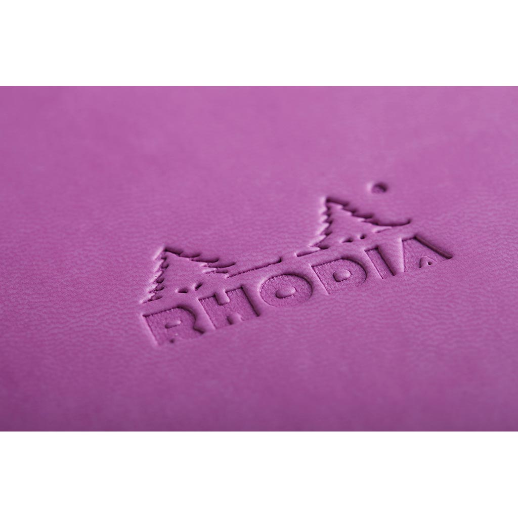 Rhodiarama Hardcover Notebook Pocket Lined Lilac - Cafe Supply