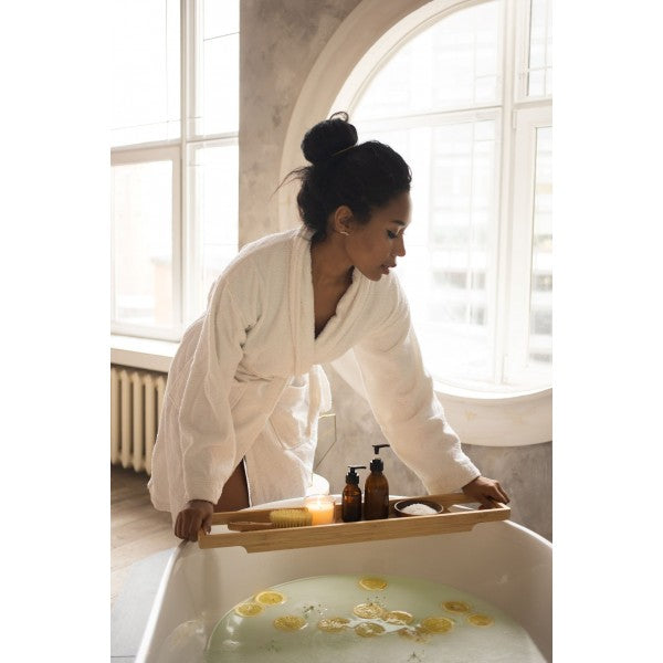 Millennium 100% Cotton Velour Bathrobe - Cafe Supply