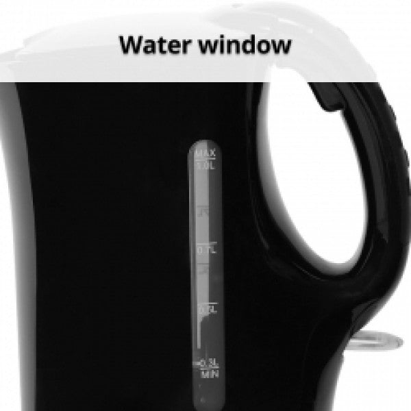 Nero Express Black 1L Cordless Kettle - Cafe Supply