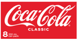 Coca-Cola Soft Drink Cans 8 x 330ml - Cafe Supply