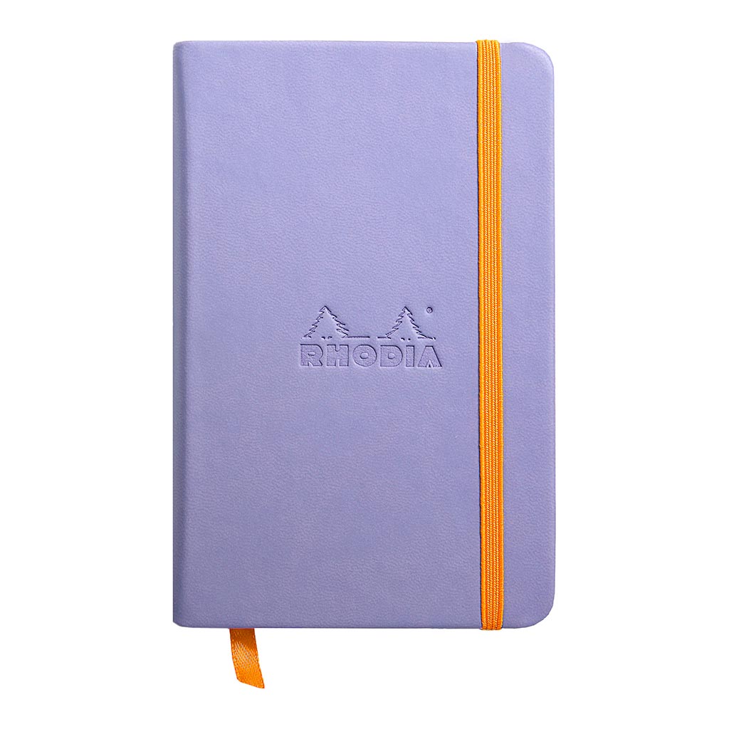 Rhodiarama Hardcover Notebook Pocket Lined Iris Blue - Cafe Supply