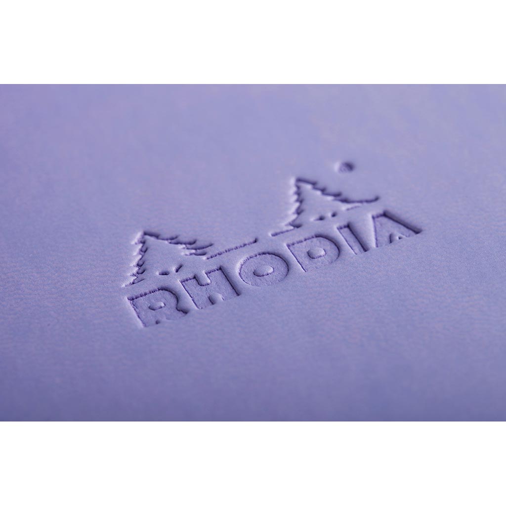 Rhodiarama Hardcover Notebook Pocket Lined Iris Blue - Cafe Supply