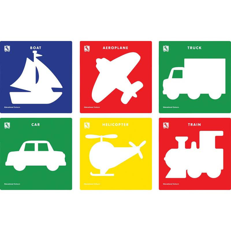 EC Stencil Set Transport Set 6 - Cafe Supply