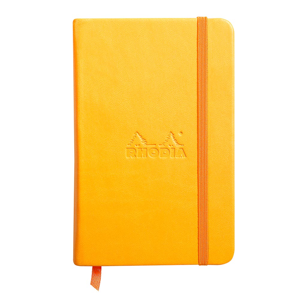 Rhodiarama Hardcover Notebook Pocket Lined Daffodil - Cafe Supply