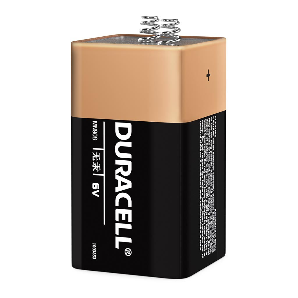 Duracell Coppertop Alkaline MN908 6V Battery - Cafe Supply