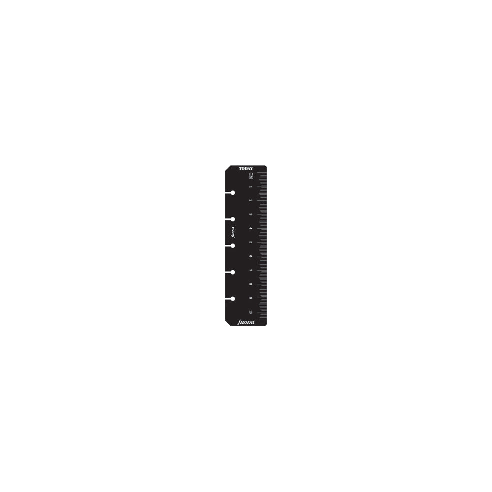 Filofax Mini Ruler/Page Marker Black - Cafe Supply