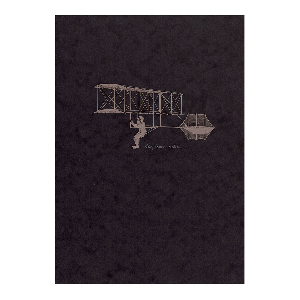 Flying Spirit Sketch Book 19x25cm Black - Cafe Supply