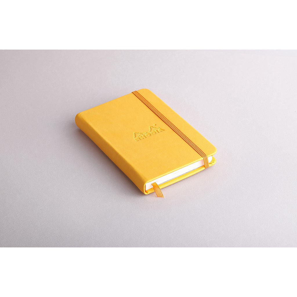 Rhodiarama Hardcover Notebook Pocket Lined Daffodil - Cafe Supply