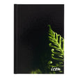Icon Casebound Hard Cover Notebook A5 Black 200 pg - Cafe Supply