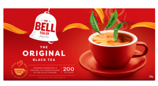 Bell Original Black Tea Bags 200pk - Cafe Supply
