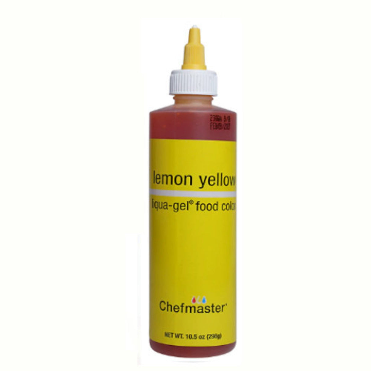 Chefmaster Liquid Colour Lemon Yellow 10.5oz - Cafe Supply