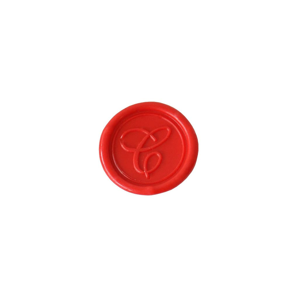 Herbin Wooden Handle Round Seal Copperplate C - Cafe Supply