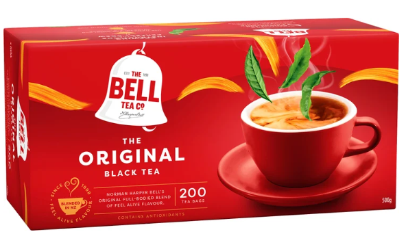Bell Original Black Tea Bags 200pk - Cafe Supply