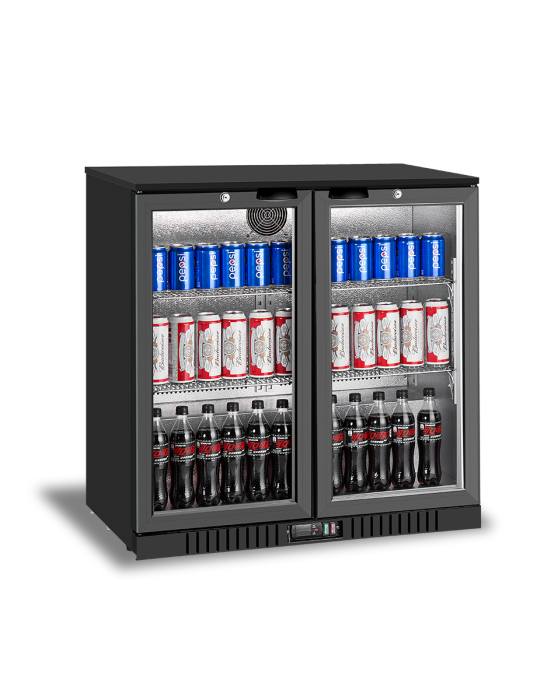 2 swing doors back bar cooler - Cafe Supply