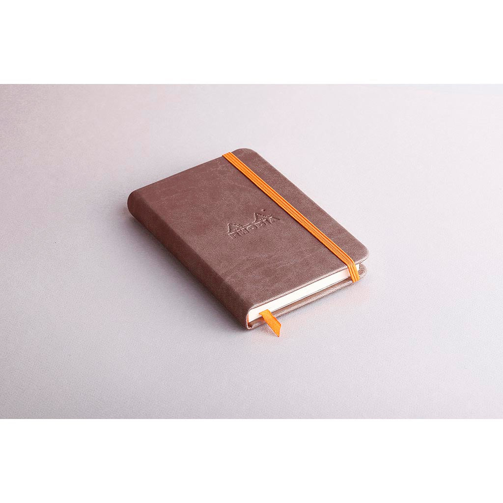 Rhodiarama Hardcover Notebook Pocket Lined Chocolate - Cafe Supply
