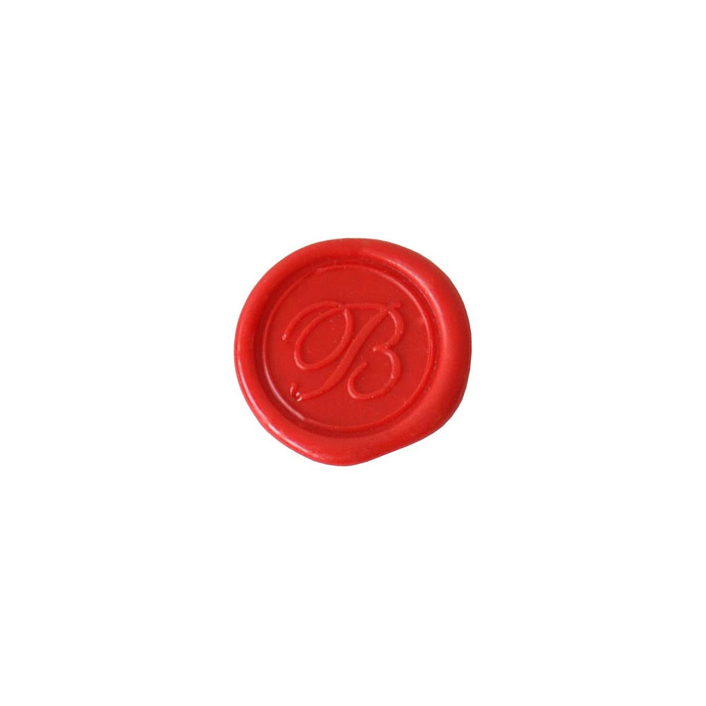 Herbin Wooden Handle Round Seal Copperplate B - Cafe Supply