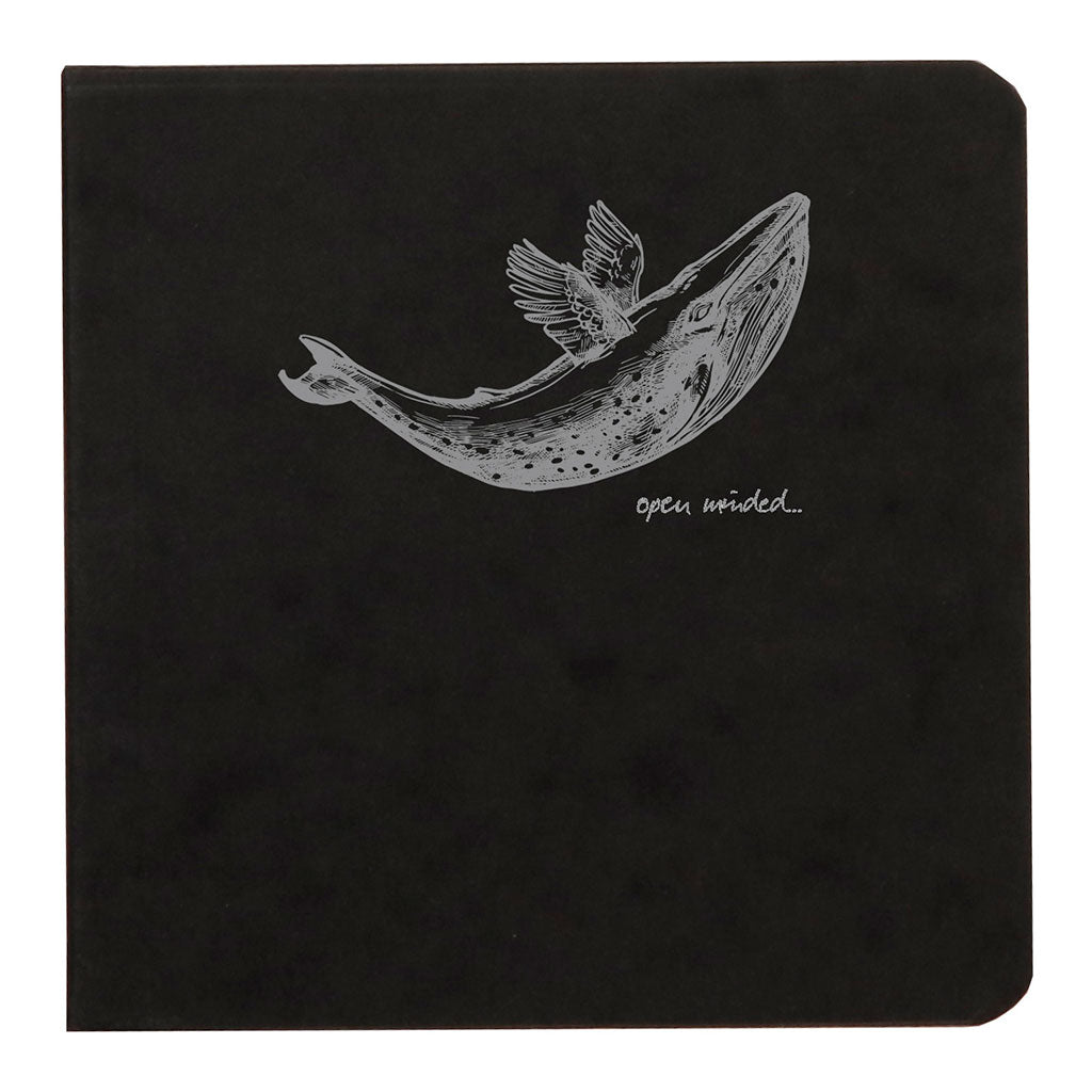 Flying Spirit Sketch Book 10.5x10.5cm Black - Cafe Supply