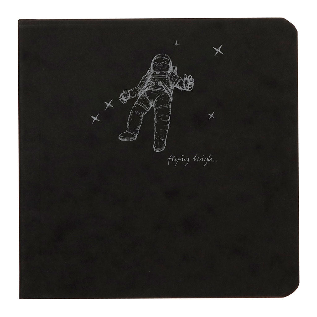 Flying Spirit Sketch Book 10.5x10.5cm Black - Cafe Supply