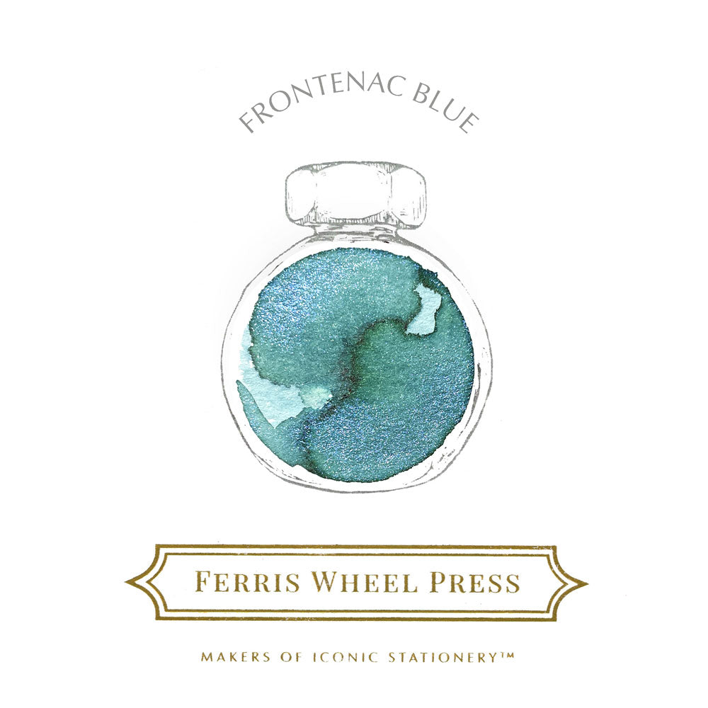 Ferris Wheel Press Fountain Pen Ink Frontenac Blue 38ml - Cafe Supply