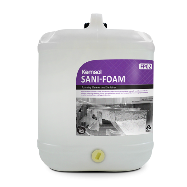 Kemsol Sani-Foam Sanitiser 20L DG8 - Cafe Supply