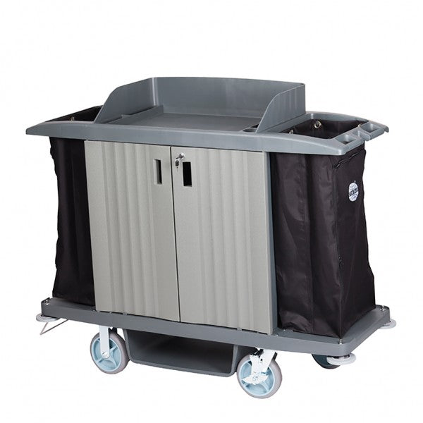 Compass Housekeeping Trolley with Doors - Cafe Supply