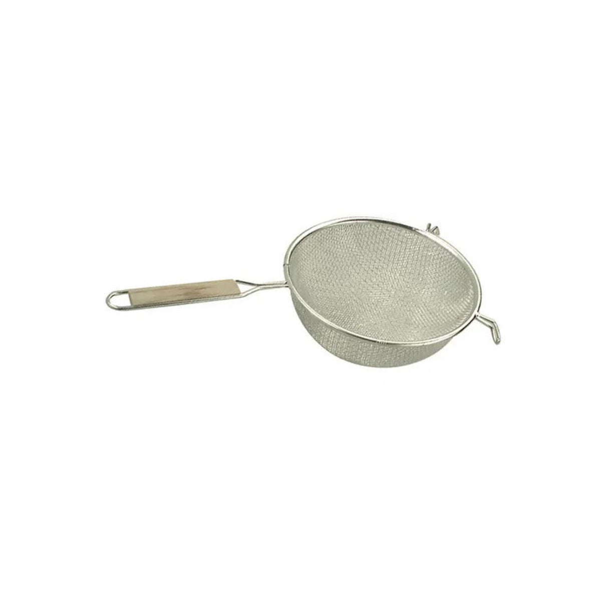 Strainer/Seive, Wood handle, 120 mm fine mesh - 2 LEFT - Cafe Supply