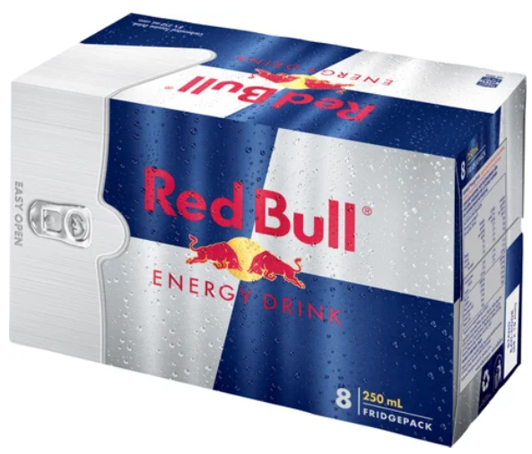 Red Bull Energy Drink 8 x 250ml - Cafe Supply