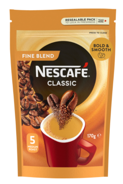 Nescafe Classic Fine Blend Instant Coffee 170g - Cafe Supply