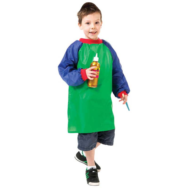 EC Smock Junior 5-8 Year Green - Cafe Supply