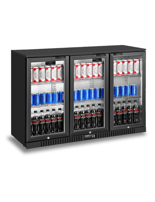 3 swing doors back bar cooler - Cafe Supply