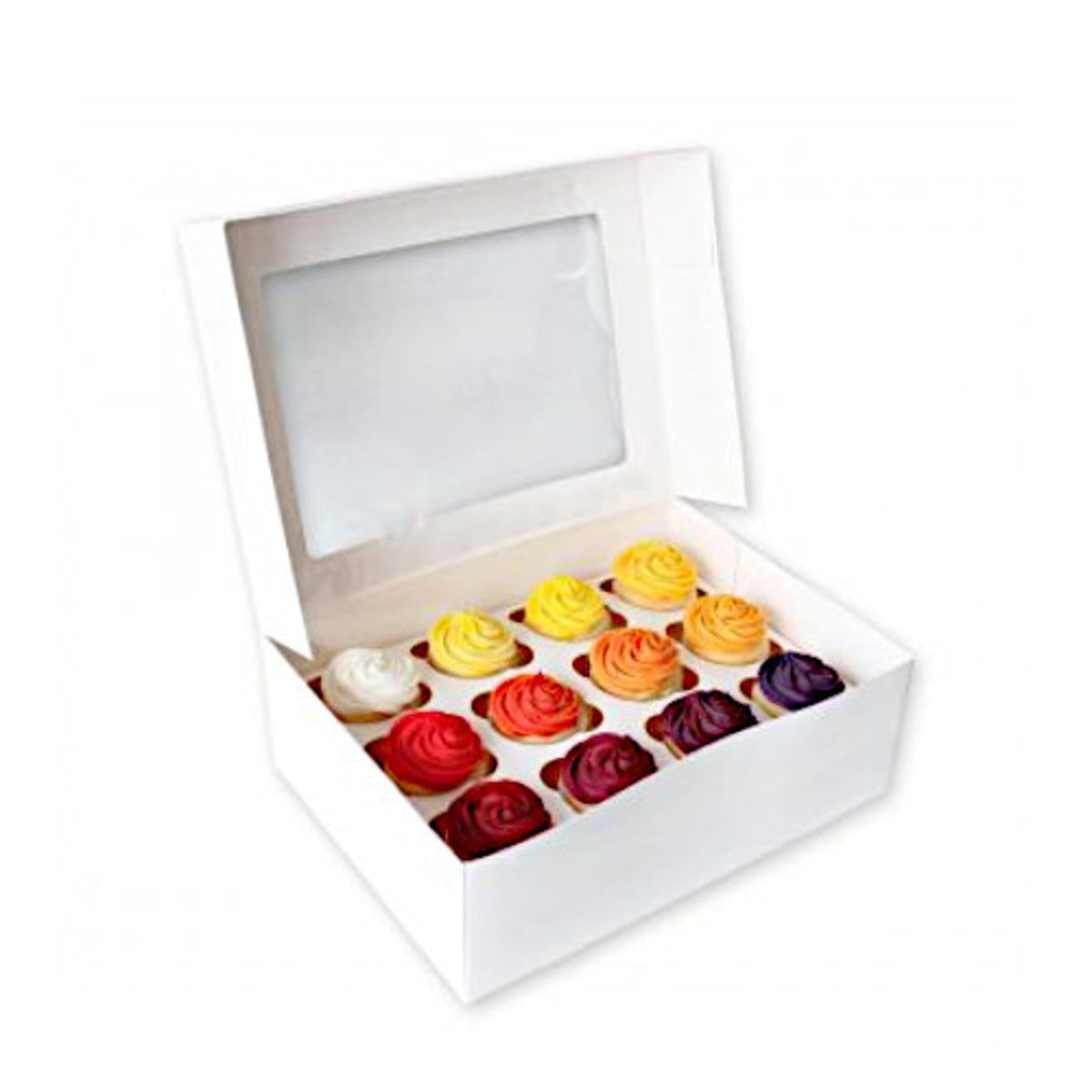 Cupcake Cake Box with Insert (12 cup) - Cafe Supply