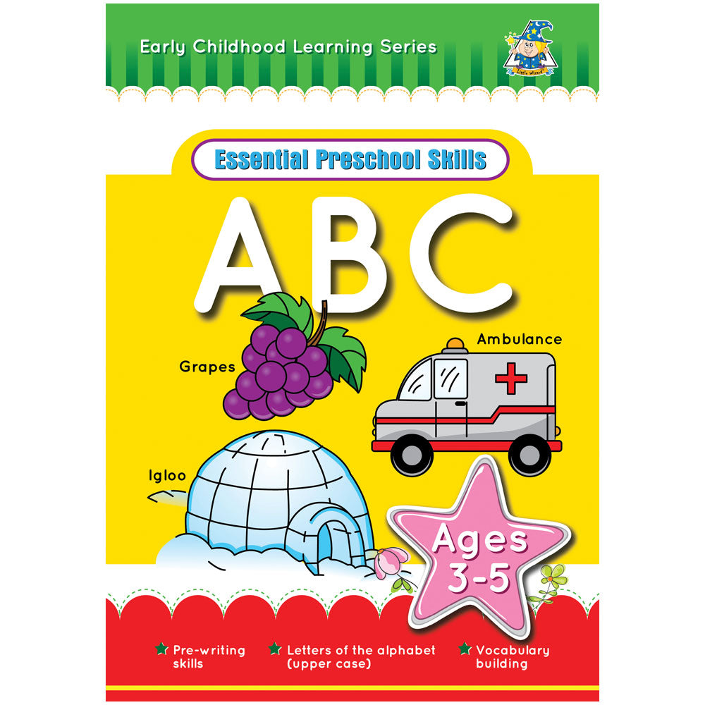 Greenhill Activity Book 3-5yr ABC U-Case - Cafe Supply