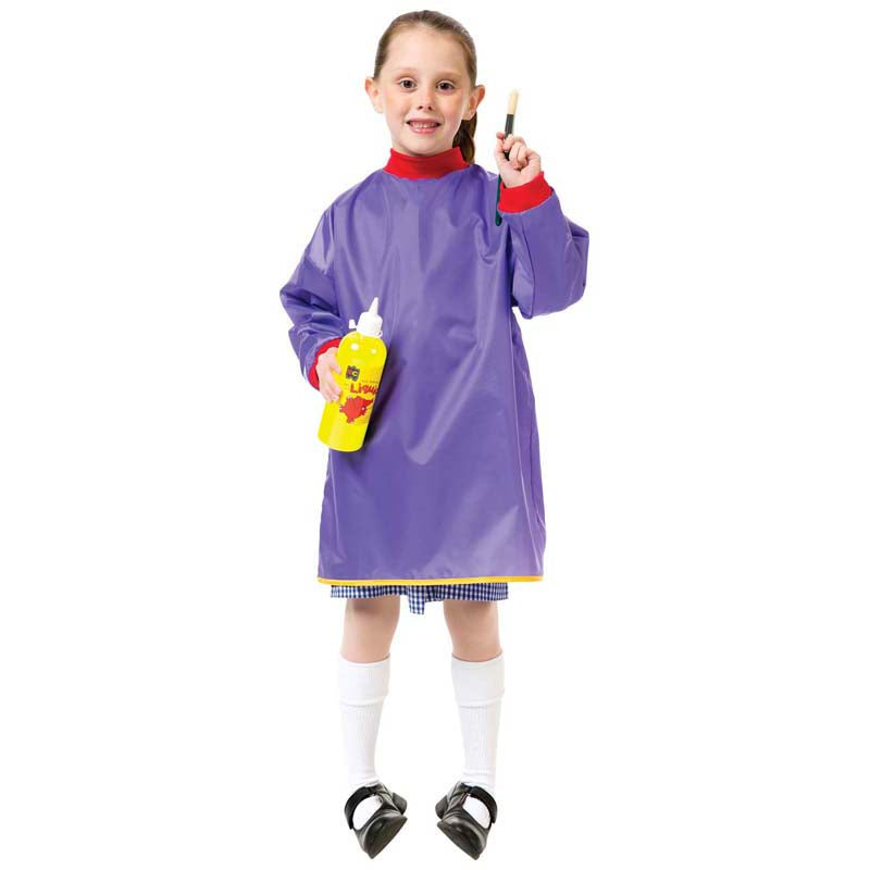 EC Smock Junior 5-8 Year Purple - Cafe Supply
