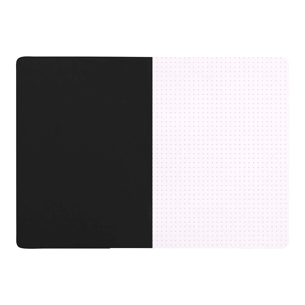 Rhodia Classic Notebook Stapled A5 Dot Black - Cafe Supply