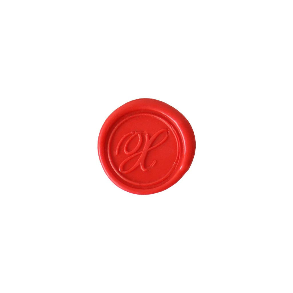 Herbin Wooden Handle Round Seal Copperplate X - Cafe Supply