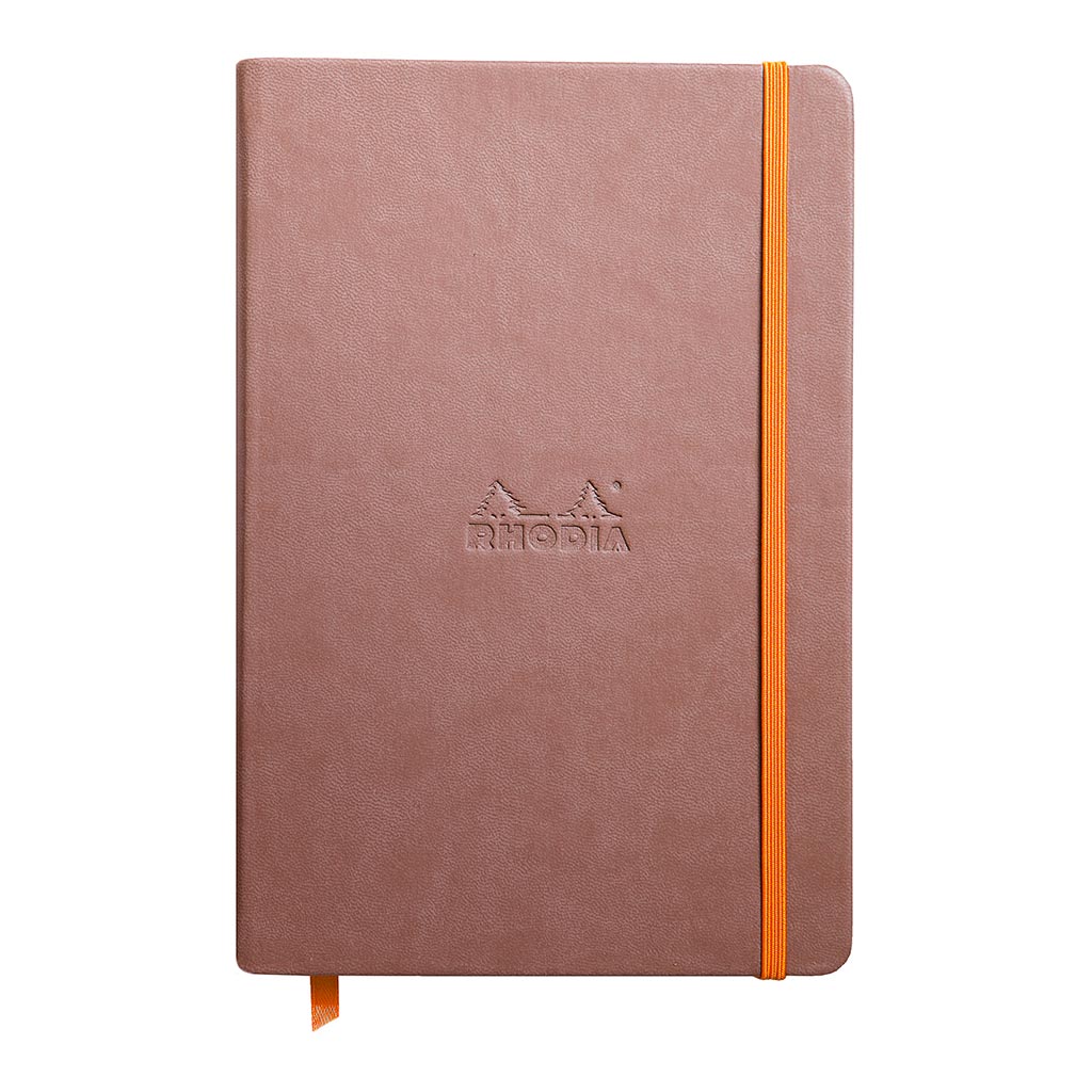 Rhodiarama Hardcover Notebook A5 Lined Taupe - Cafe Supply