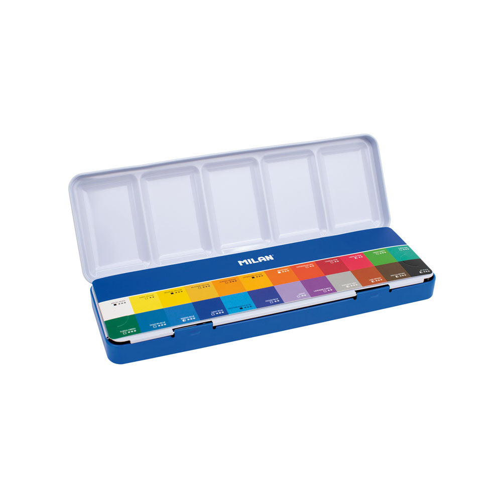 Milan Watercolour Paint Set 24 colour - Cafe Supply