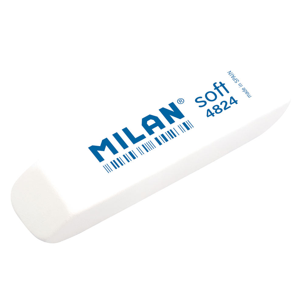 Milan White Drawing Pencils Pack 3 + Eraser - Cafe Supply