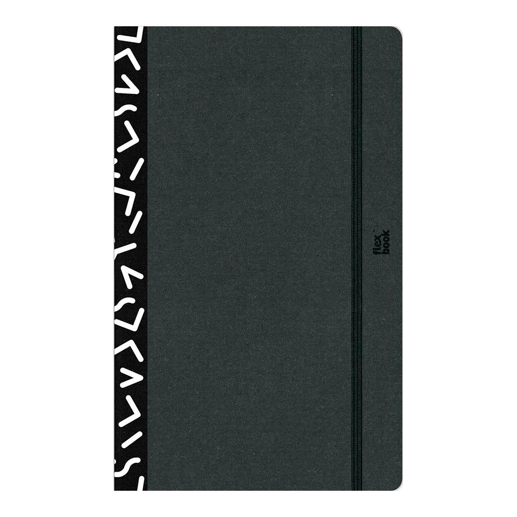 Flexbook Visions Notebook Medium Ruled Black - Cafe Supply